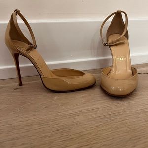 Christian Louboutin ankle strap sandals. Used great condition.